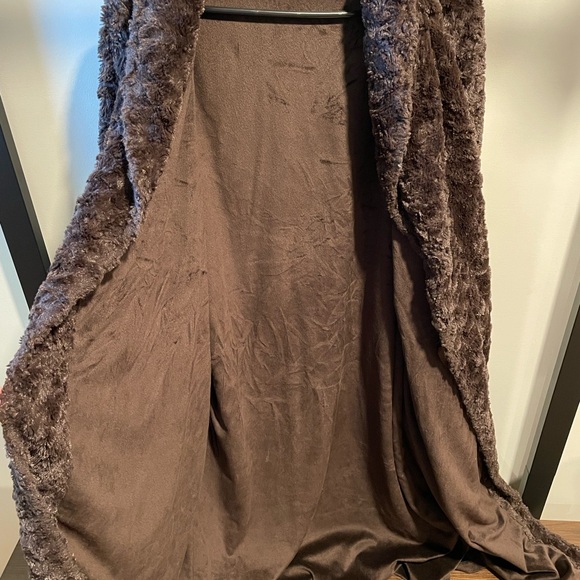Soma plush robe chocolate brown - Picture 2 of 4